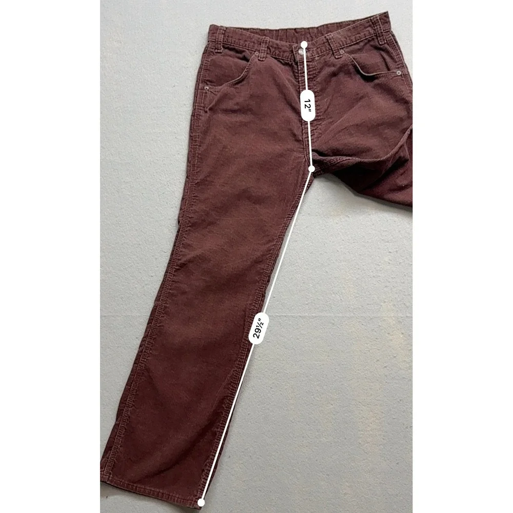 Vintage 1979 Levi's For Men Corduroy Pants Brown San Francisco 1850 Patch 34x30